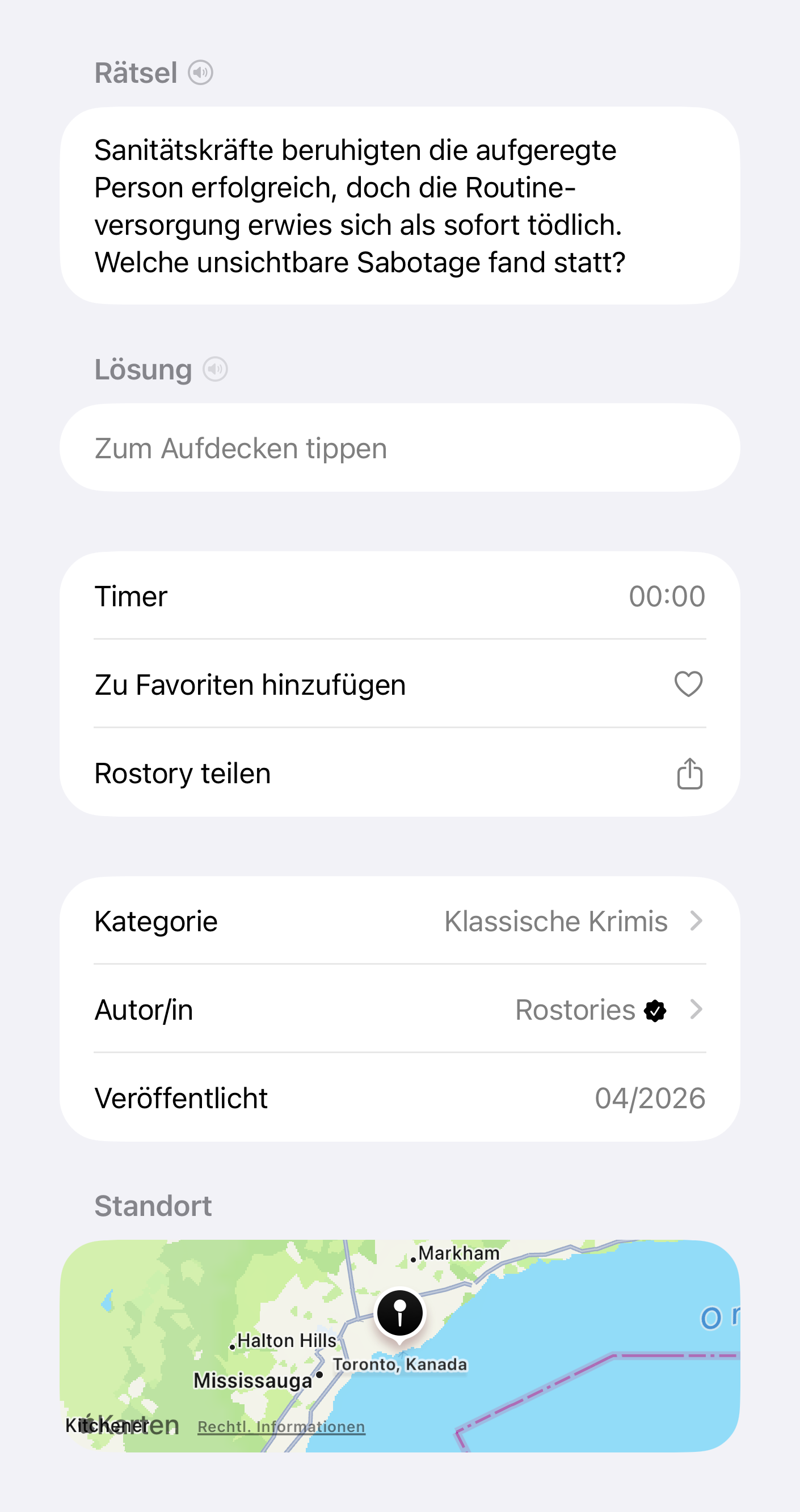 Rostories App