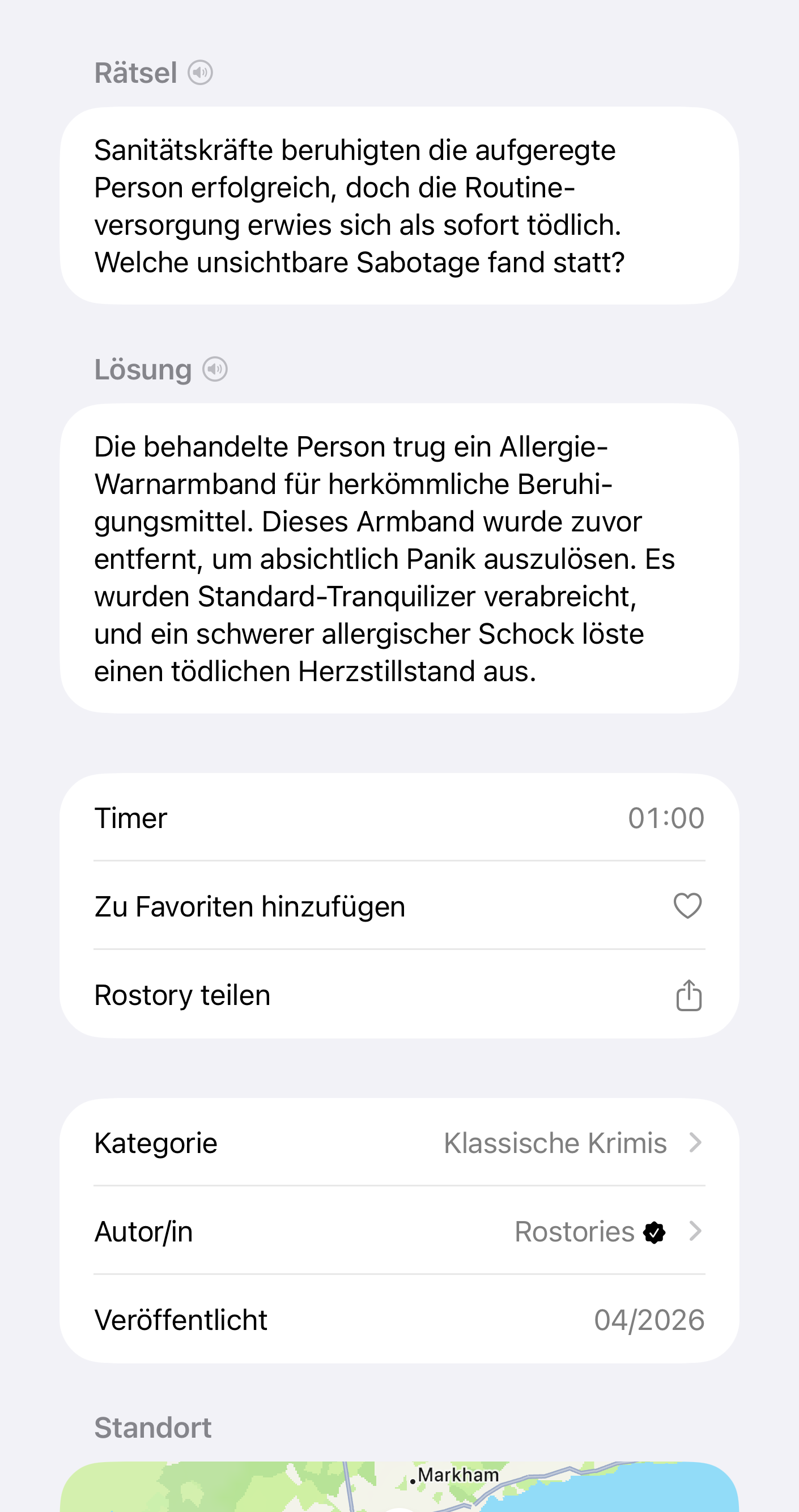 Rostories App